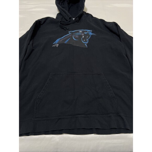 Carolina Panthers Hoodie Men 2XL XXL Black Fanatics Sweatshirt 00 Ruth Blokecore - Picture 2 of 15